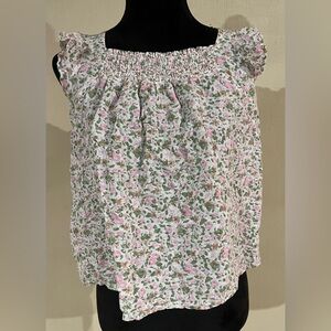 Floral Smocked Girl’s Top